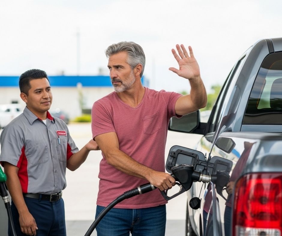 Hai paura che l’AI ti rubi il lavoro, ma fai benzina da solo